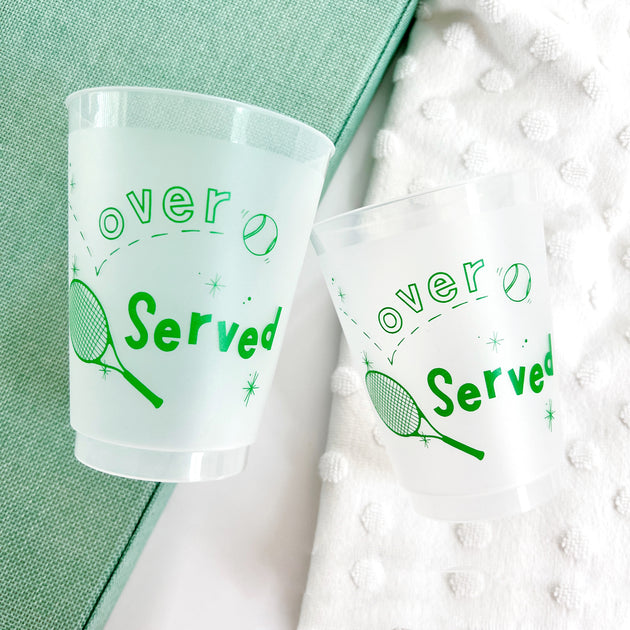 Personalized Wedding Frosted Plastic Cups