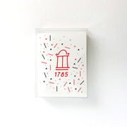 Confetti Arch White Greeting Card