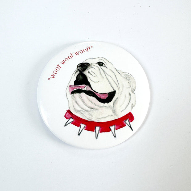 Woof woof Bulldog Magnets