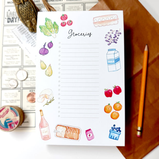 Groceries Notepad