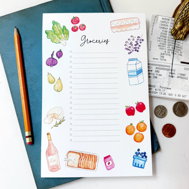 Groceries Notepad