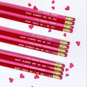 Bunco Night Pencils | Valentine's Day