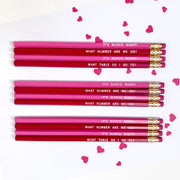 Bunco Night Pencils | Valentine's Day