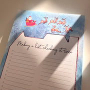 Making a List Christmas Notepad