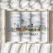 Dallas, Texas Art Print