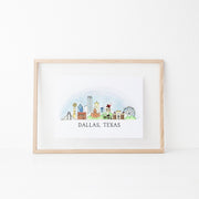 Dallas, Texas Art Print