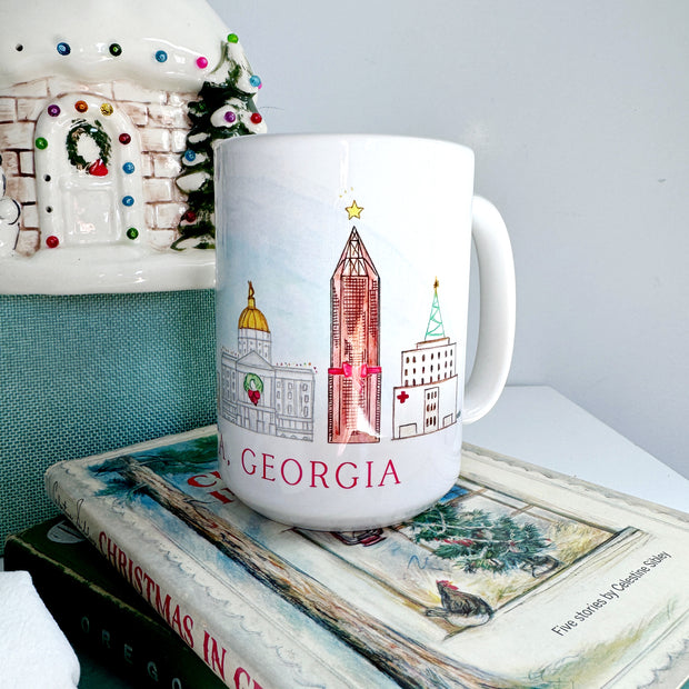 Atlanta Holiday Landmarks Mug