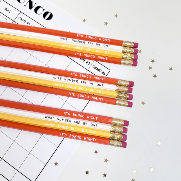 Bunco Night Pencils | Halloween