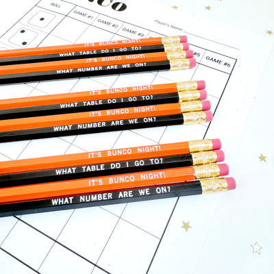 Bunco Night Pencils | Halloween