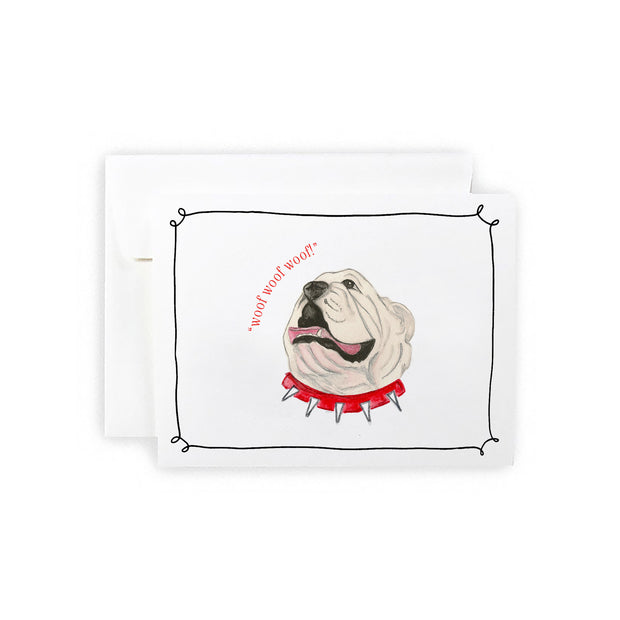 Woof Woof Dawg Greeting Card