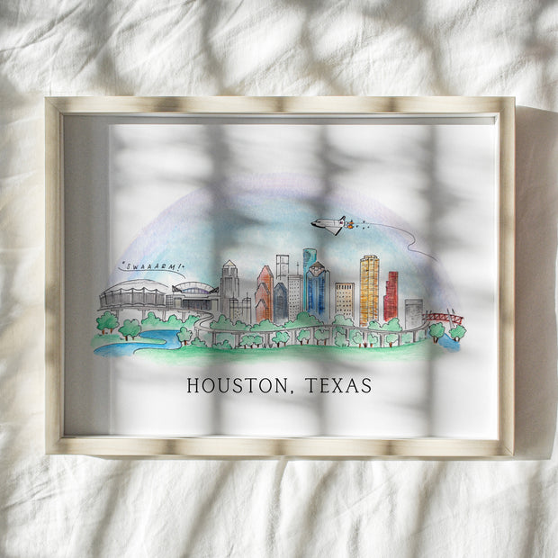 Houston, Texas Art Print