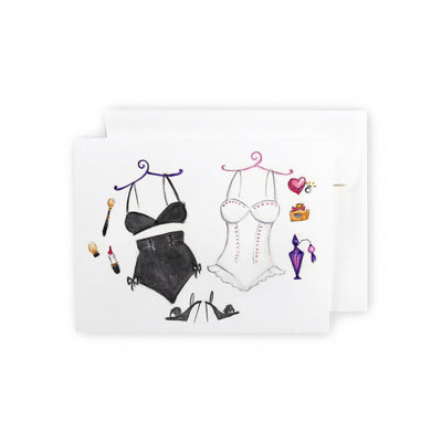 Lingerie Shower Thank You Greeting Card